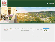 Tablet Screenshot of berghotel-wilhelmsburg.de